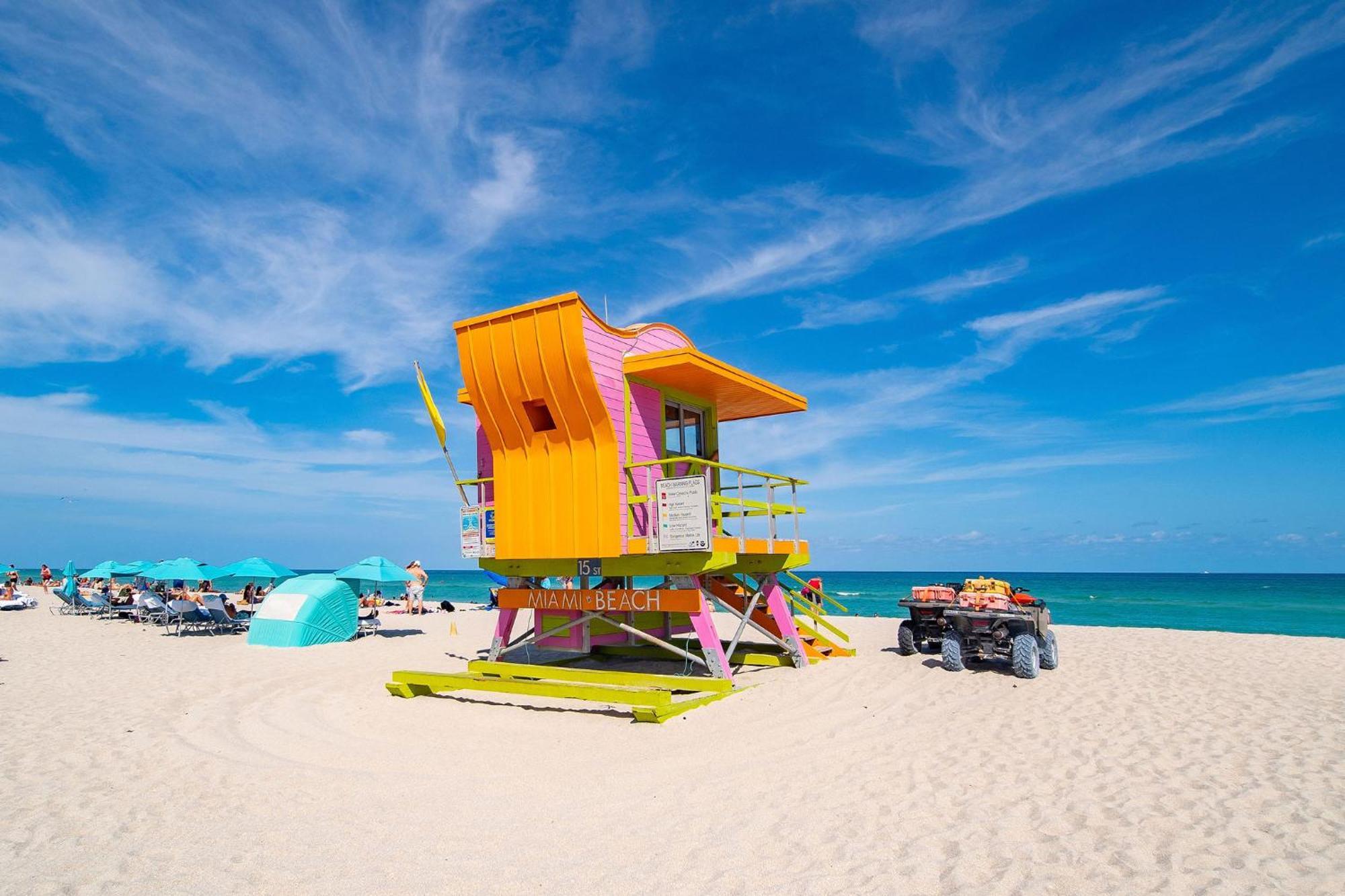 Balcony Deco Apt, W/2 Queenbeds, On Ocean Dr Beach Apartment Miami Beach Exterior photo